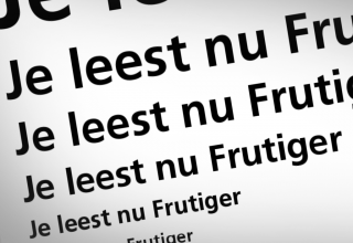 Je leest nu Frutiger